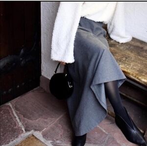 Zara Leather Black Ankle Boots With V Vamp Pointed Elf Boots EU 36 US 6